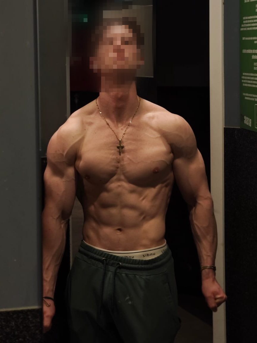 Romain après, 76 kg